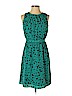 Ann Taylor LOFT Outlet 100% Polyester Teal Casual Dress Size 2 (petite) - photo 1