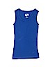 Justice Solid Blue Tank Top Size 6 - photo 1