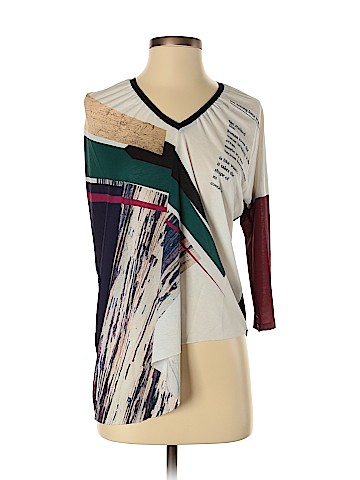 Zara W&B Collection 3/4 Sleeve Blouse (view 1)