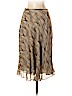 Jones New York 100% Silk Brown Silk Skirt Size 2 (petite) - photo 2