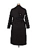 Unbranded 100% Cotton Black Trenchcoat Size 3X - photo 2