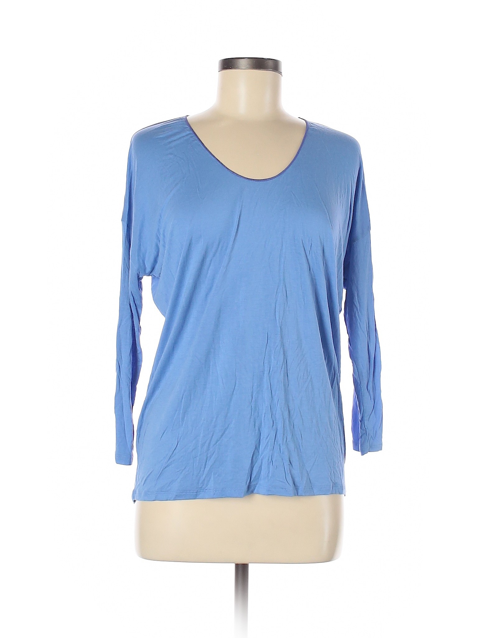 Gap Women Blue 3/4 Sleeve T-Shirt M | eBay