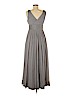 J.Crew 100% Silk Gray Cocktail Dress Size 8 (petite) - photo 2