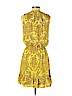 Banana Republic 100% Polyester Yellow Casual Dress Size XS (petite) - photo 2