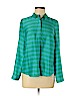 Ann Taylor 100% Polyester Blue Long Sleeve Blouse Size 6 (petite) - photo 1