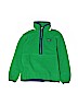 Patagonia 100% Polyester Solid Green Fleece Jacket Size XS (youth) - photo 1