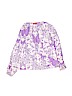 Tissaia 100% Cotton Purple Long Sleeve Blouse Size 10 - photo 1
