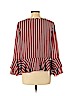 Free Kisses 100% Polyester Burgundy Long Sleeve Blouse Size L - photo 2