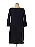 Moschino Couture 100% Wool Blue Cocktail Dress Size 12 - photo 1
