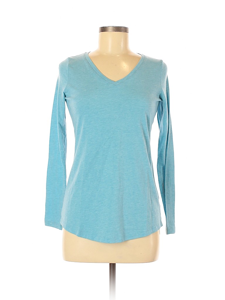 Great Northwest Indigo Solid Blue Long Sleeve T-Shirt Size M - 58% off ...