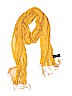 Unbranded 100% Rayon Solid Yellow Scarf One size - photo 1