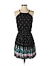 Assorted Brands 100% Viscose Black Casual Dress Size P (petite) - photo 1