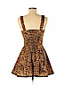 Lonely Hearts 100% Cotton Brown Casual Dress Size 10 - photo 2