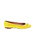 Longchamp 100% Leather Yellow Flats Size EU 39 - photo 1