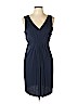 Ann Taylor LOFT Blue Casual Dress Size L (petite) - photo 1