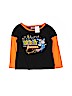 Unbranded 100% Cotton Graphic Color Block Black Long Sleeve T-Shirt Size 3T - photo 1