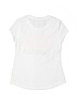 Justice Graphic White Short Sleeve T-Shirt Size 6 - 7 - photo 2