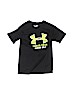 Heat Gear by Under Armour 100% Polyester Graphic Black Active T-Shirt Size M (youth) - photo 1