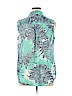 Liz Claiborne 100% Polyester Green Sleeveless Blouse Size XL - photo 2