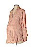a:glow Pink Long Sleeve Blouse Size S - photo 1