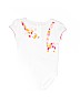 Gymboree 100% Cotton White Short Sleeve Onesie Size 6-12 mo - photo 1