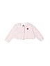 Little Me 100% Cotton Polka Dots Pink Cardigan 6-9 MO / 9 MO - photo 1