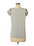 Cynthia Steffe Gray Short Sleeve Top Size M - photo 2