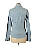 Theory Blue Long Sleeve Button-Down Shirt Size M - photo 2