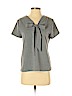 Banana Republic Gray Short Sleeve Top Size S (petite) - photo 1