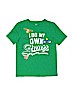 Gap Kids 100% Cotton Green Short Sleeve T-Shirt Size 10 - photo 1