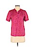 Banana Republic Factory Store 100% Polyester Pink Short Sleeve Blouse Size S (petite) - photo 1