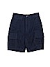 Gap Kids 100% Cotton Solid Blue Cargo Shorts Size 6 - photo 1
