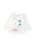 Gymboree 100% Cotton White Long Sleeve T-Shirt Size 6-12 mo - photo 1