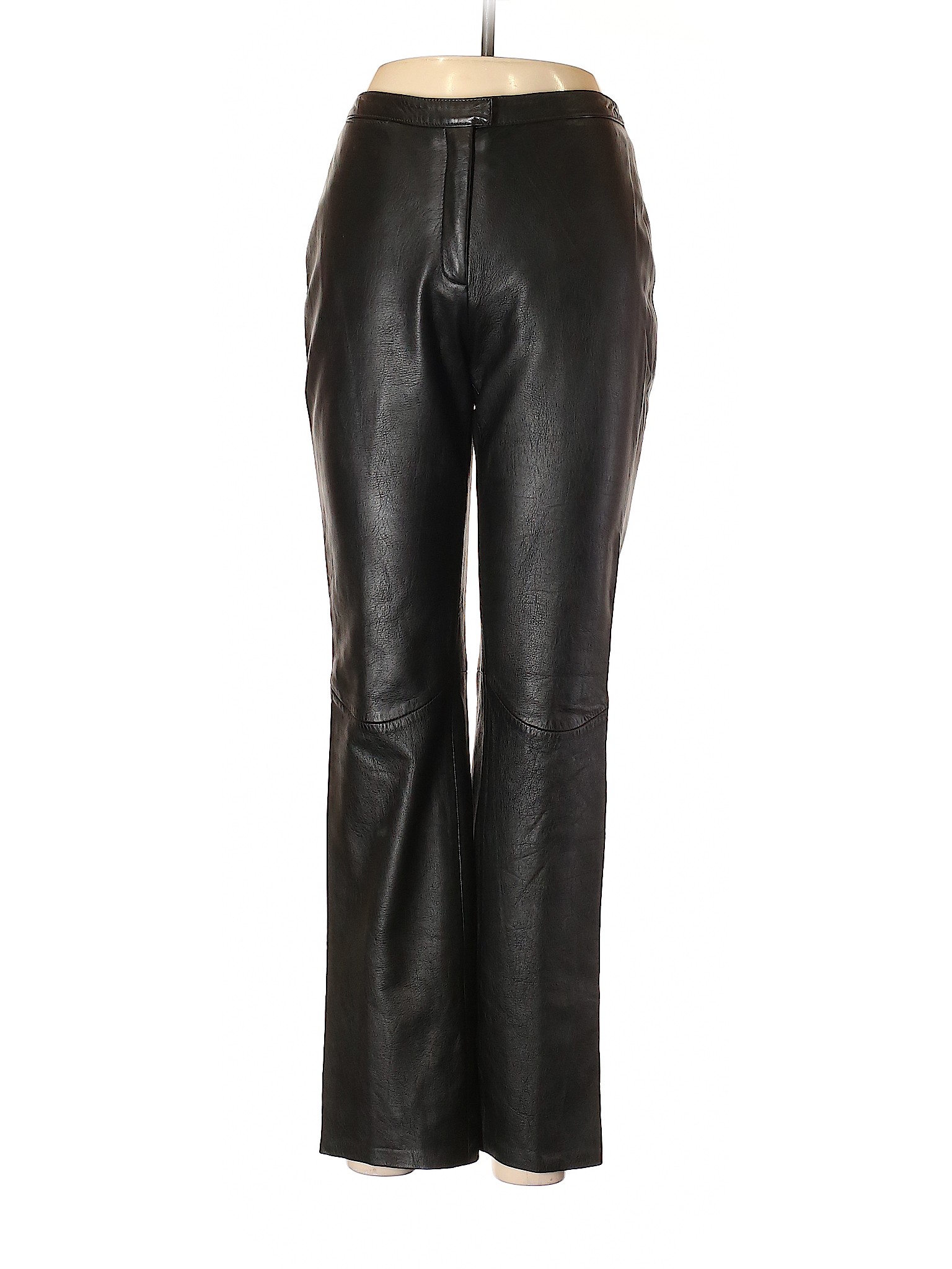 Express Women Black Leather Pants 3 | eBay