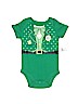 Assorted Brands 100% Cotton Green Short Sleeve Onesie Size 0-3 mo - photo 1