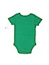 Assorted Brands 100% Cotton Green Short Sleeve Onesie Size 0-3 mo - photo 2