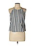 Paper Crane Gray Sleeveless Blouse Size L - photo 1