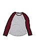 Justice Burgundy Long Sleeve T-Shirt Size 8 - photo 1