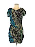 Diane von Furstenberg 100% Silk Blue Cocktail Dress Size 8 - photo 1