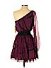 Alice + Olivia 100% Silk Purple Cocktail Dress Size S - photo 2
