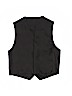 Unbranded 100% Polyester Plaid Gray Tuxedo Vest Size 2T - photo 2