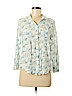 Style&Co 100% Rayon White Long Sleeve Button-Down Shirt Size M (petite) - photo 1
