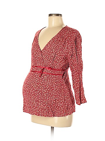 Motherhood 3/4 Sleeve Blouse (view 1)