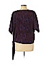 MICHAEL Michael Kors 100% Polyester Purple Short Sleeve Blouse Size L (petite) - photo 2