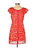 Yoana Baraschi 100% Silk Red Casual Dress Size 4 (petite) - photo 2