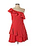 BCBGMAXAZRIA 100% Polyester Red Cocktail Dress Size 10 - photo 1