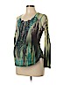 Energe by oneworld 100% Polyester Green Long Sleeve Top Size L - photo 1