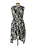 Simply Vera Vera Wang 100% Polyester Black Casual Dress Size L (petite) - photo 2