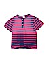 Gymboree 100% Cotton Stripes Blue Short Sleeve T-Shirt Size 7 - photo 1
