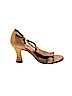 Anyi Lu 100% Leather Tan Heels Size EU 38 1/2 - photo 1